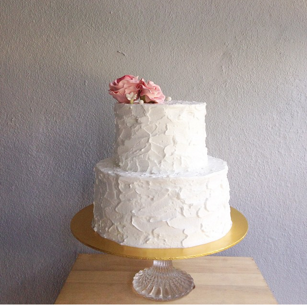 wedding cake two tier